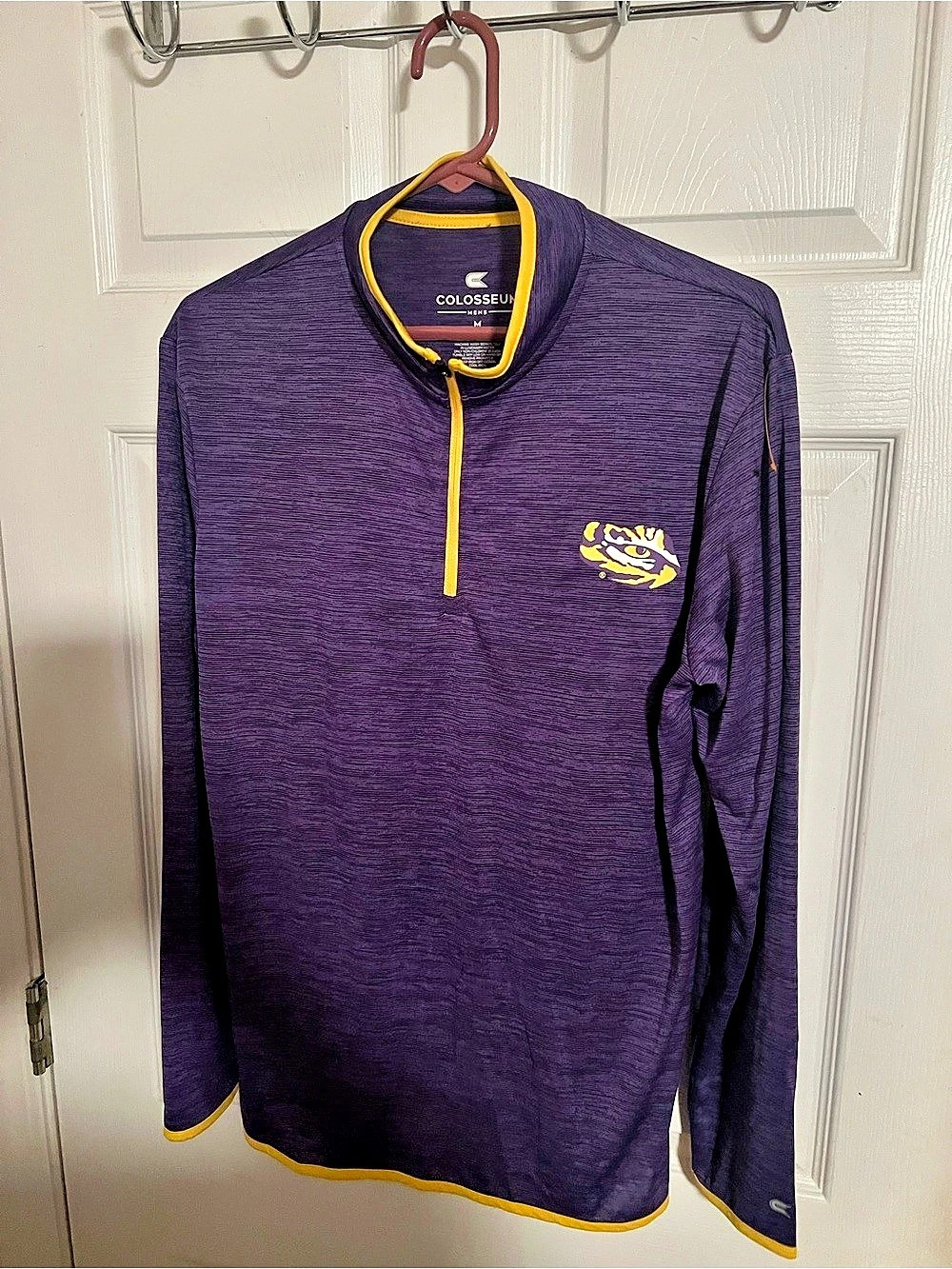 Colosseum LSU Men's Purple & Yellow Polyester Jersey Size Medium